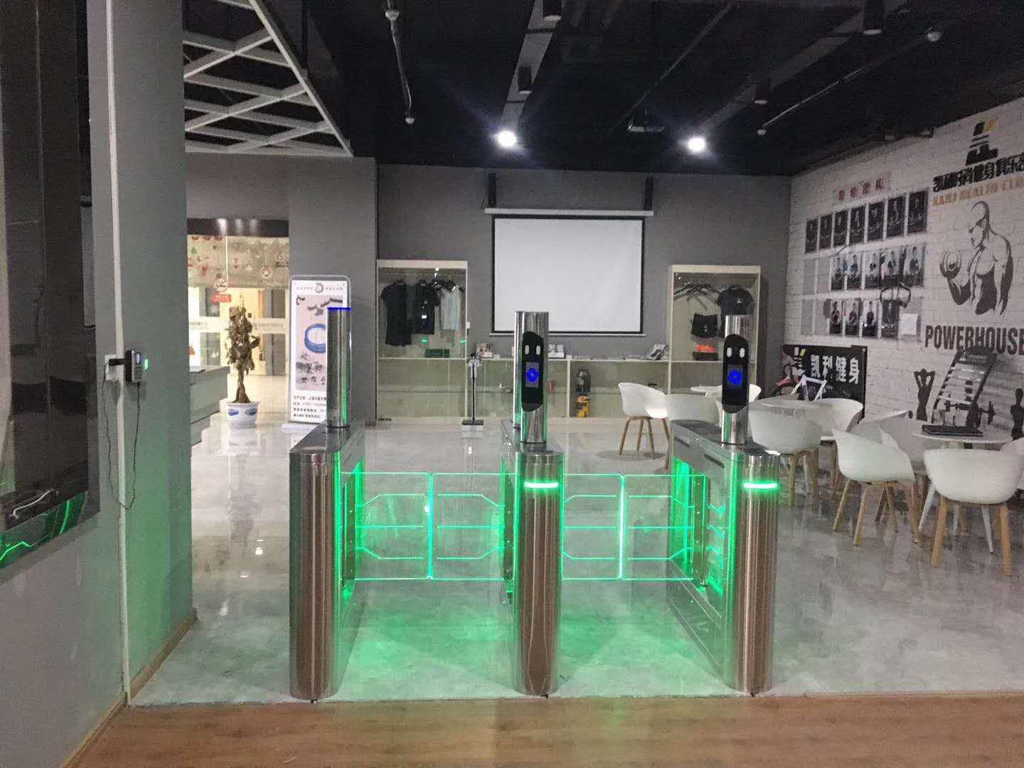 我公司閘機入駐凱利健身館